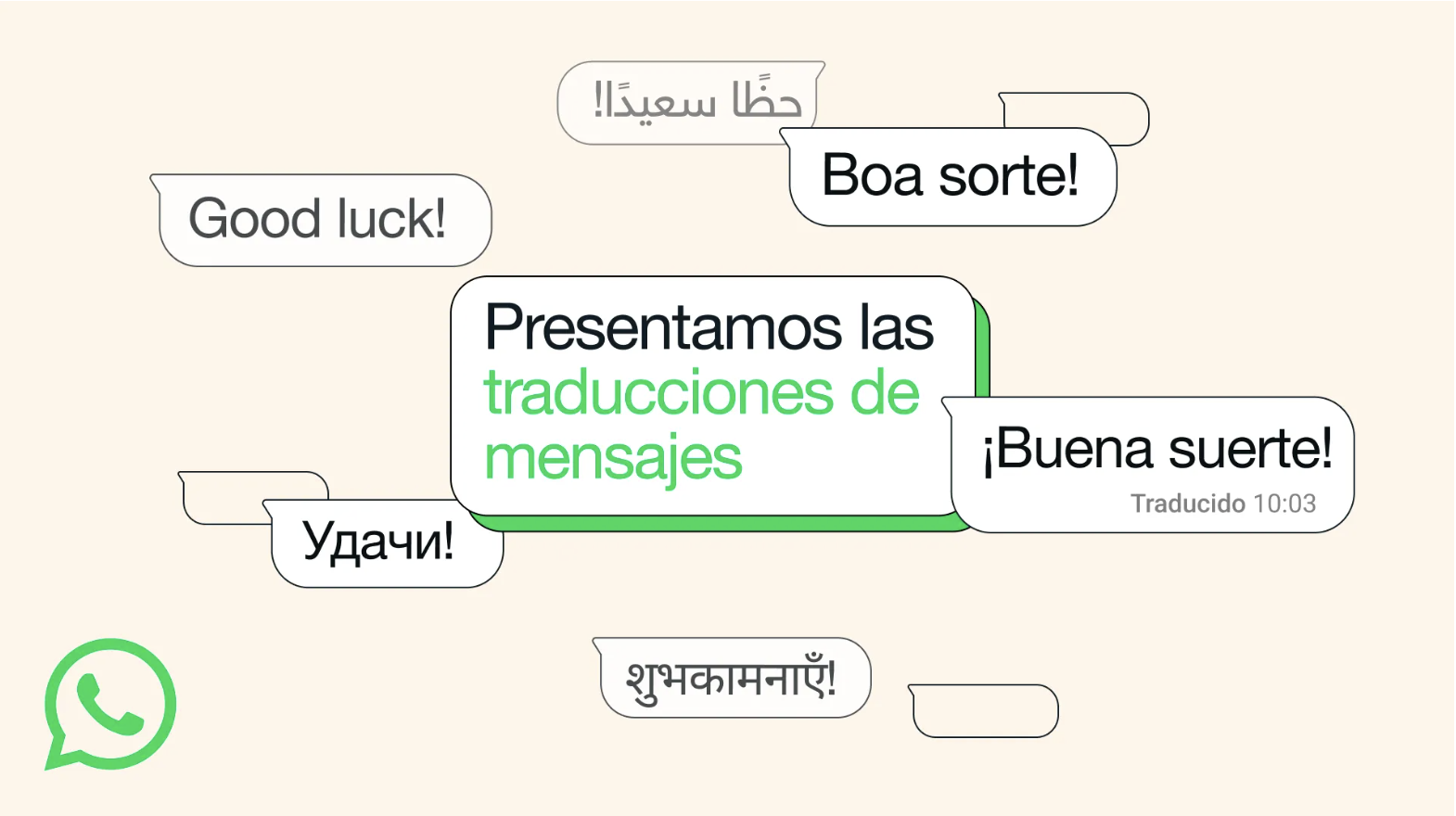 Traducciones en WhatsApp